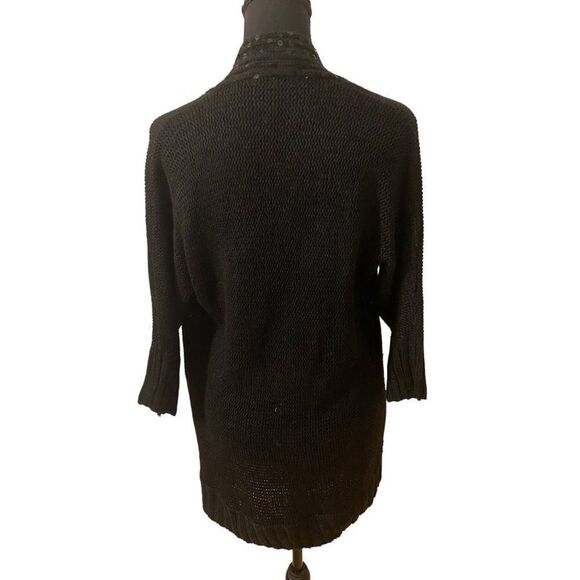 Maurice’s NWT black size L 3/4 sleeve cardigan with sequin front edging. - Picture 5 of 8